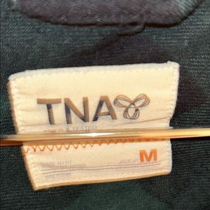 TNA plaid long sleeve button up